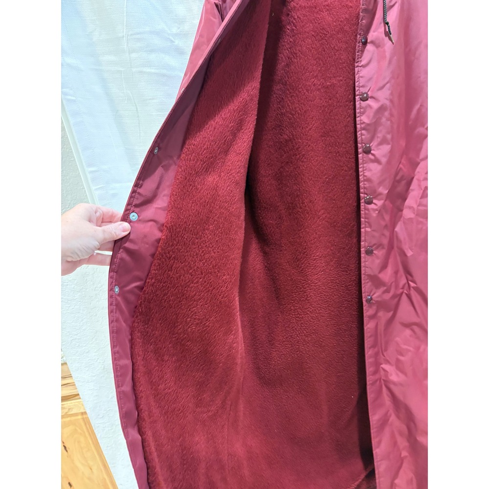 Vintage Howe Texas A&M Aggies Sideline Parka Maroon‎ Fleece Lined Jacket Large - Picture 10 of 10